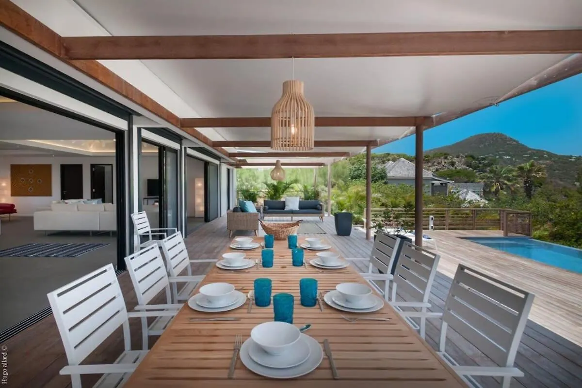 Hilltop Deluxe Villa In Petit Cul De Sac 圣巴泰勒米